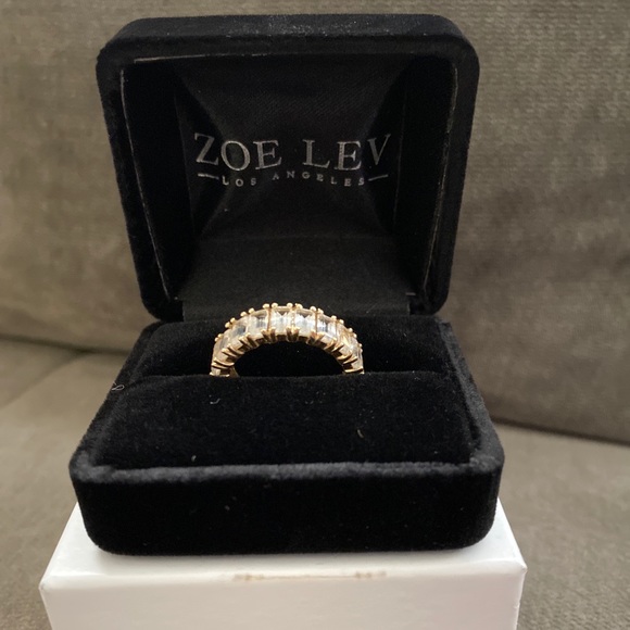 Topaz eternity emerald cut ring! - Picture 4 of 4
